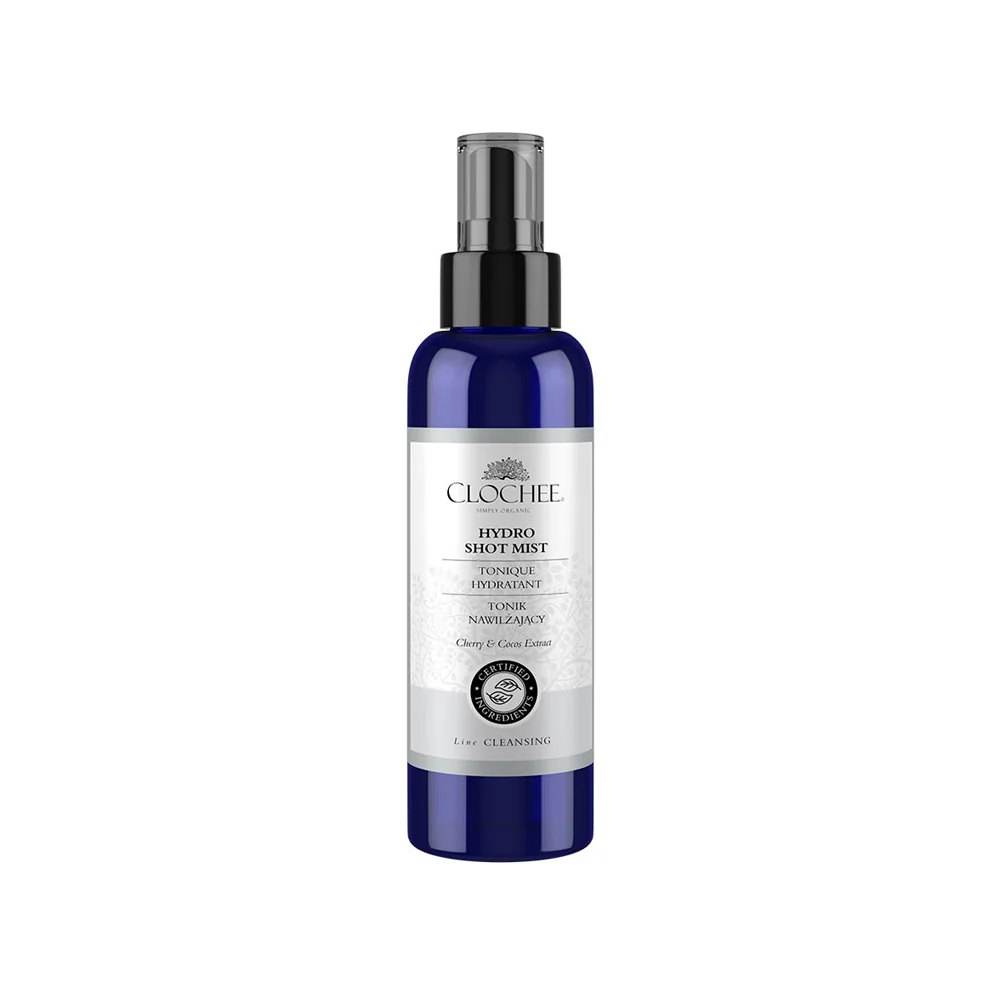 Clochee Simply Organic Hydro Shot Mist tonik nawilżający, 100 ml