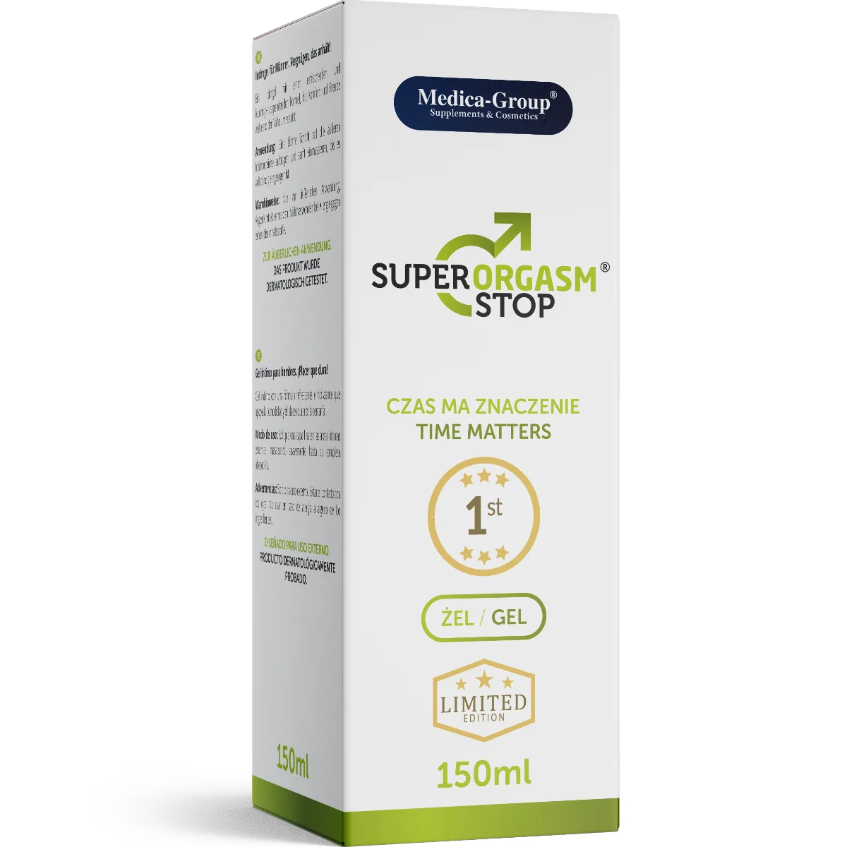 Super Orgasm Stop żel intymny dla mężczyzn, 150 ml