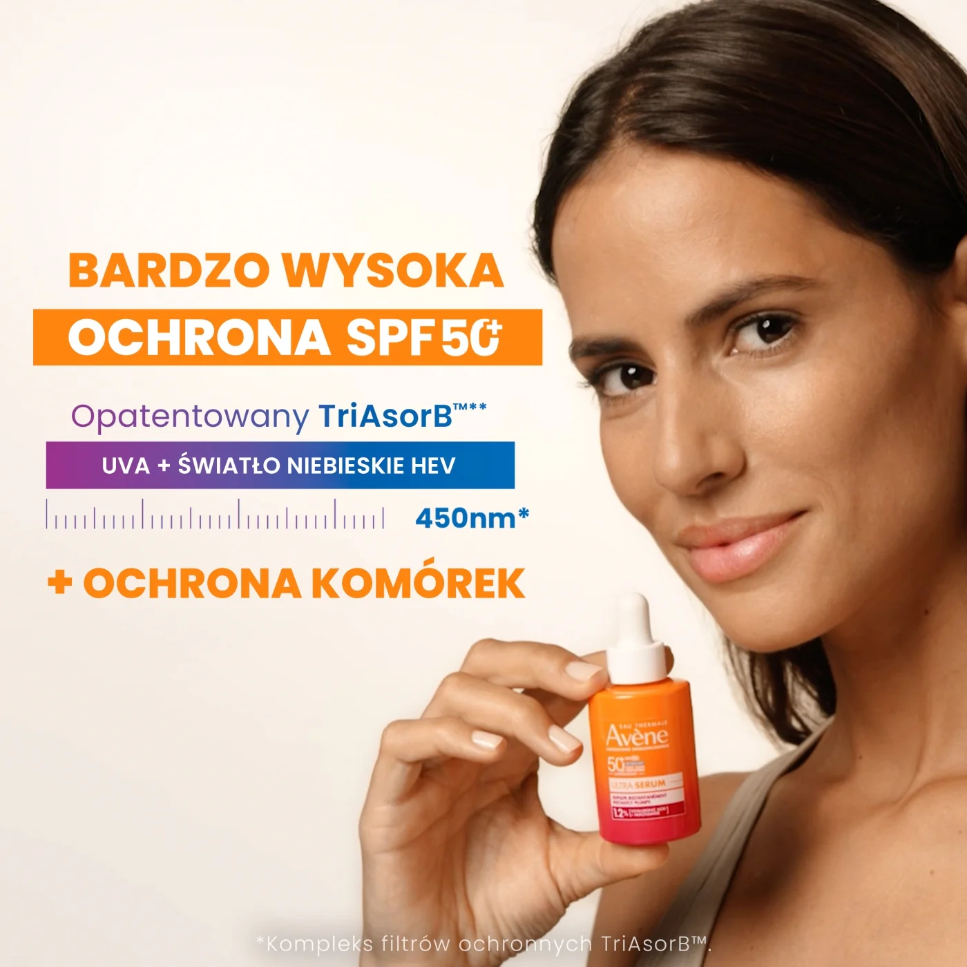 Avène Ultra Serum serum ujędrniające z bardzo wysoką ochroną SPF 50+, 30 ml