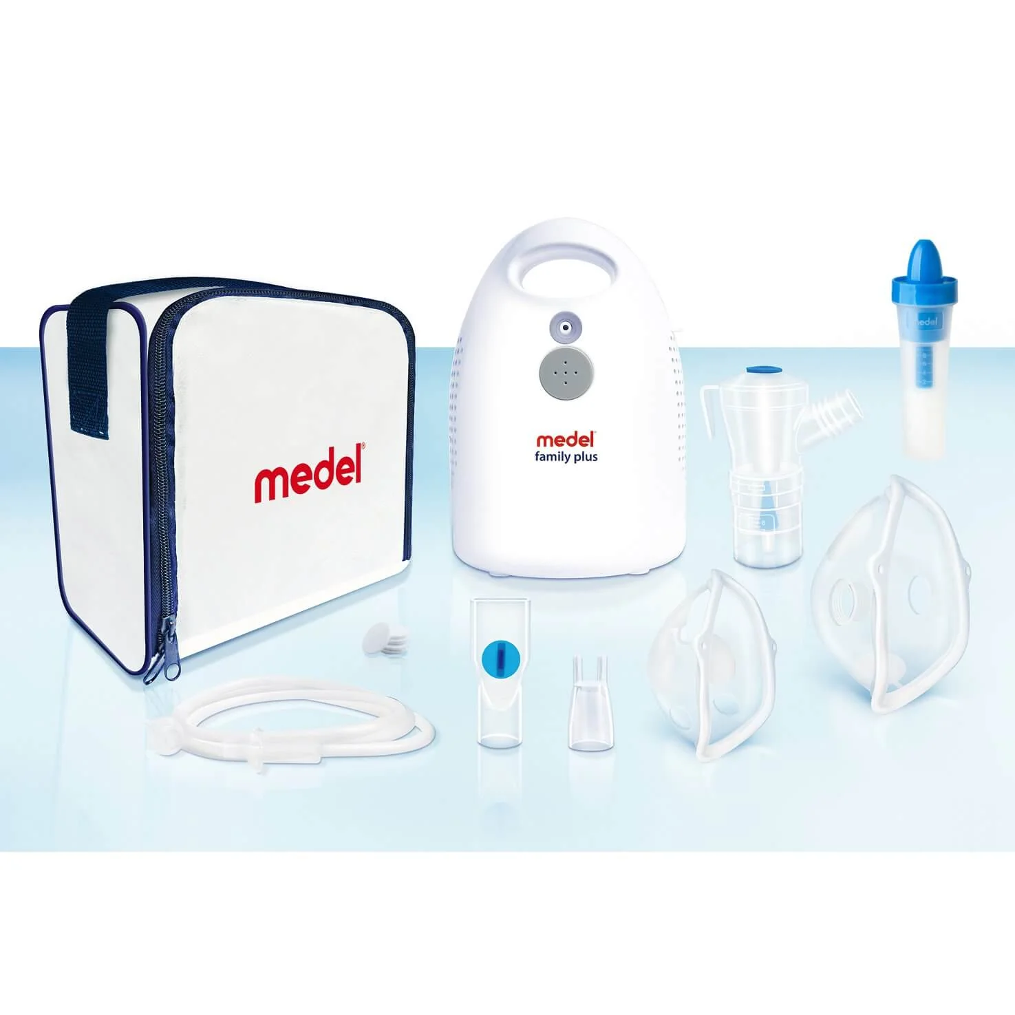 Medel Family Plus inhalator kompresorowy z dodatkowym nebulizatorem Jet Rhino