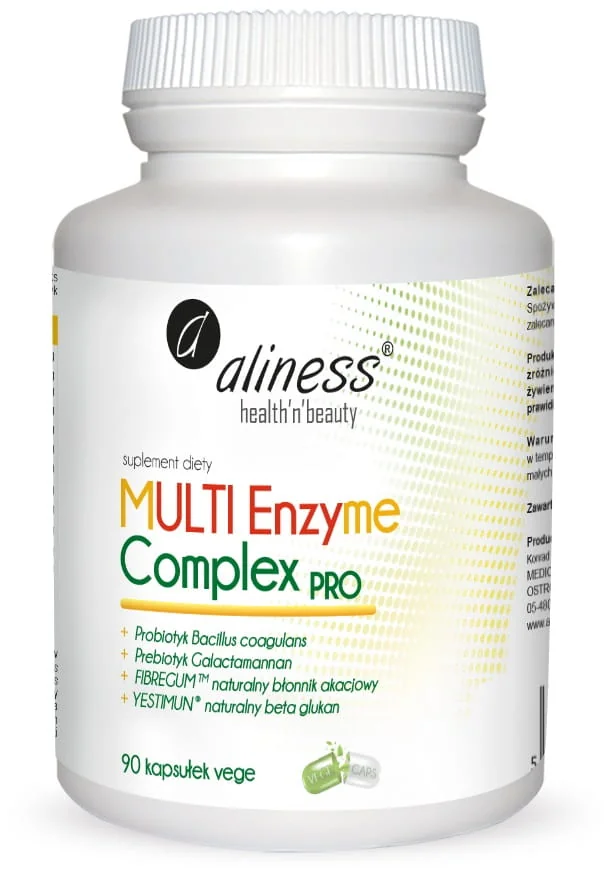 Aliness® Multi Enzyme Complex PRO 90 kapsułek vege