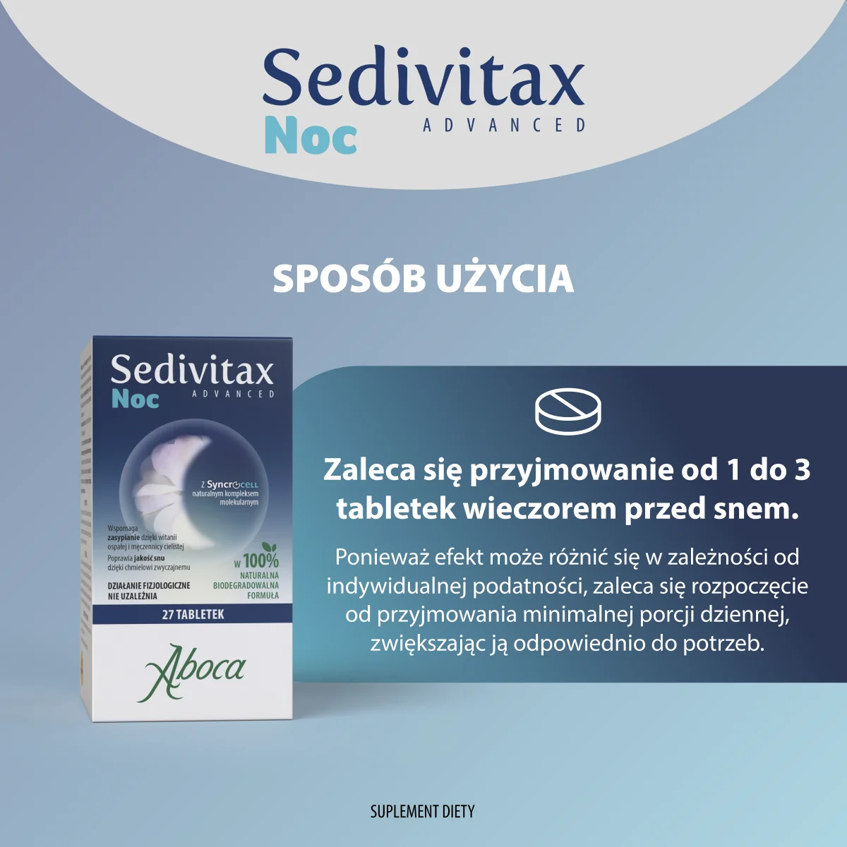 Sedivitax Advanced Noc 27 tabletek