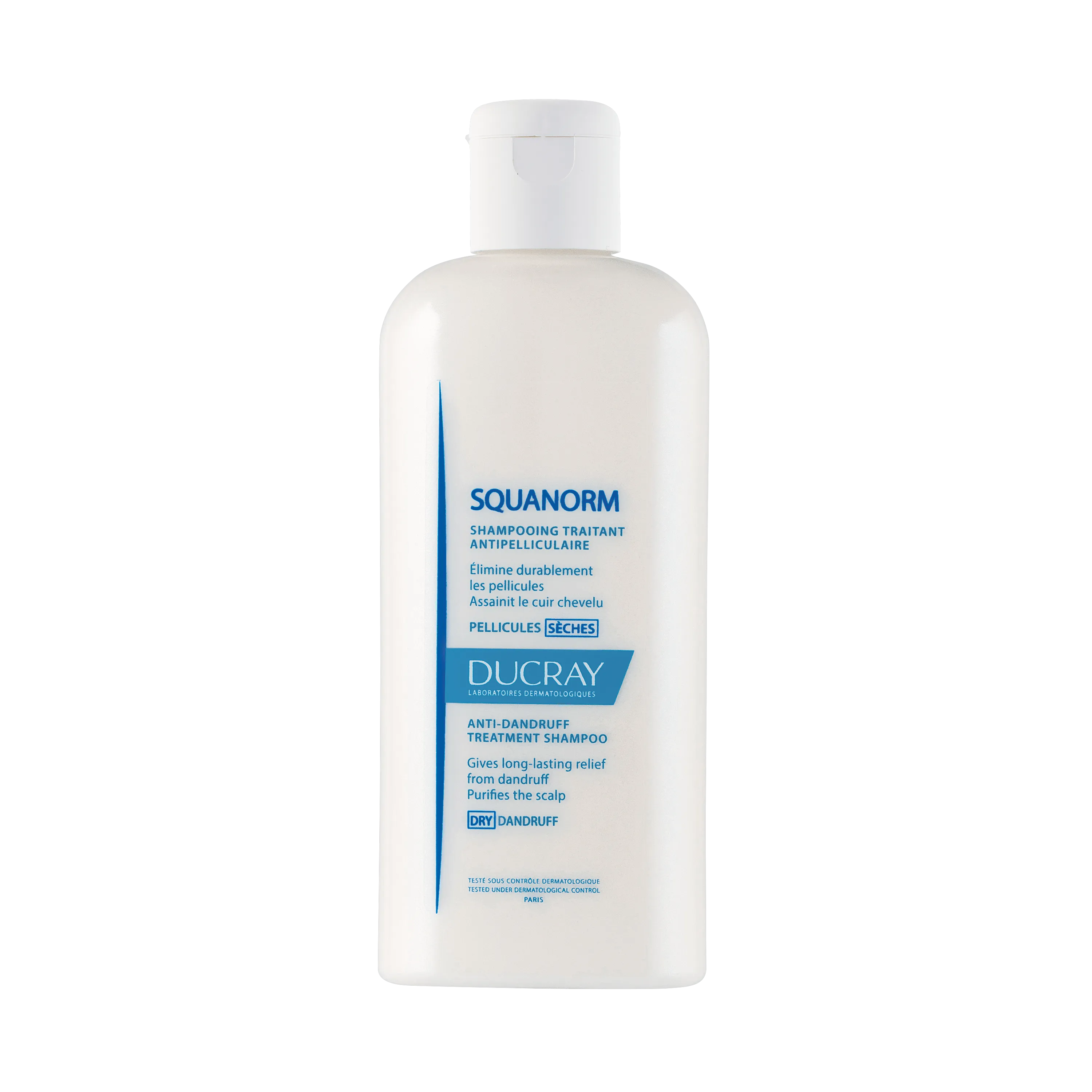 Ducray Squanorm, szampon przeciwłupieżowy na łupież suchy, 200 ml