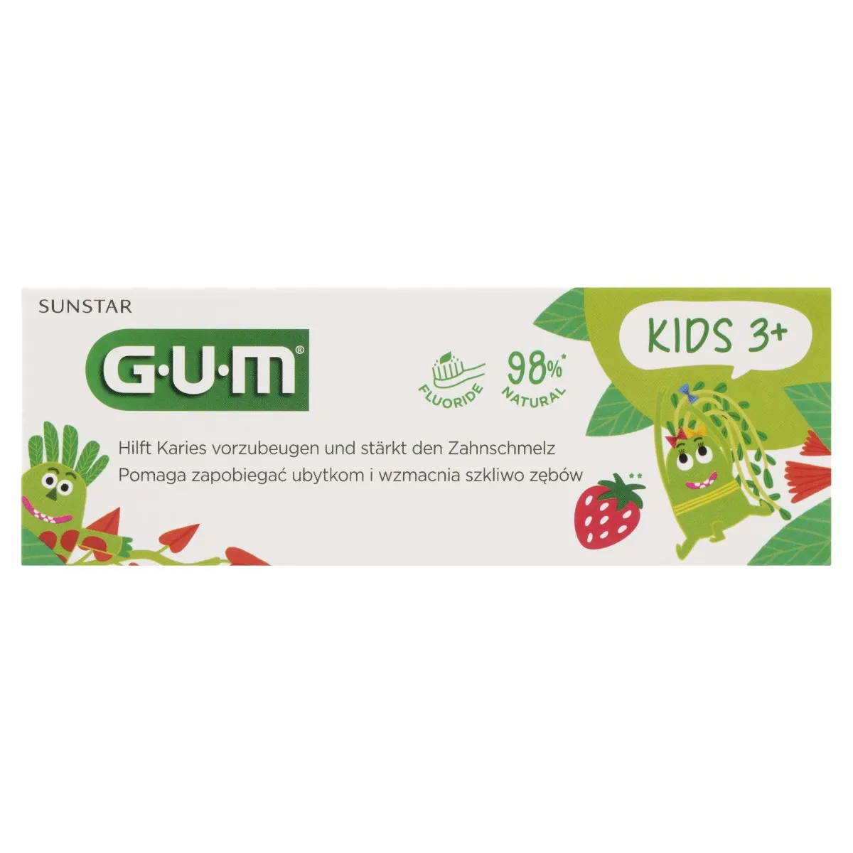 Sunstar Gum Kids 3+ pasta do zębów dla dzieci, 50 ml