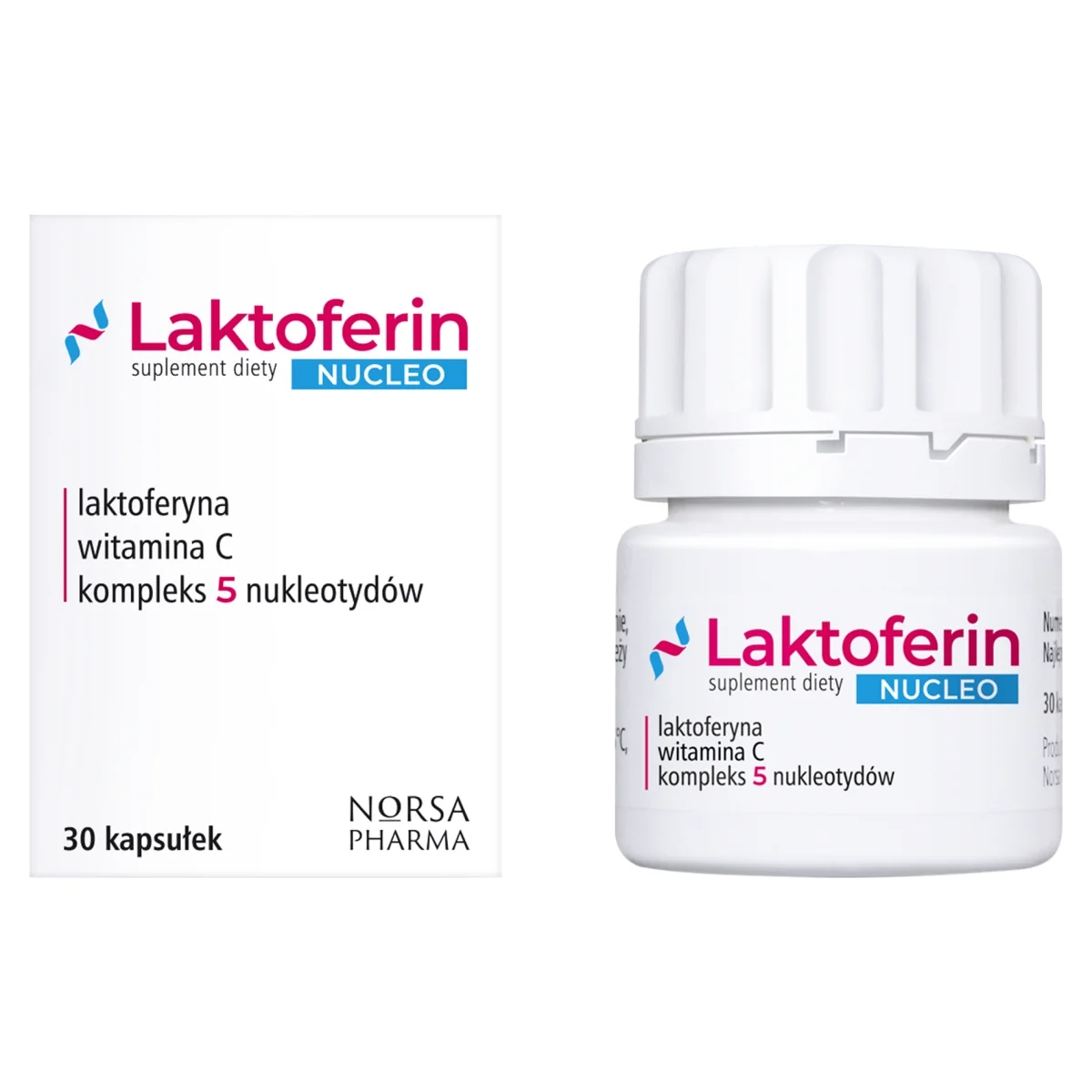 Norsa Pharma Lactoferin Nucleo 30 kapsułek