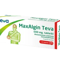 Maxalgin Teva, 0,5 g, 10 tabletek