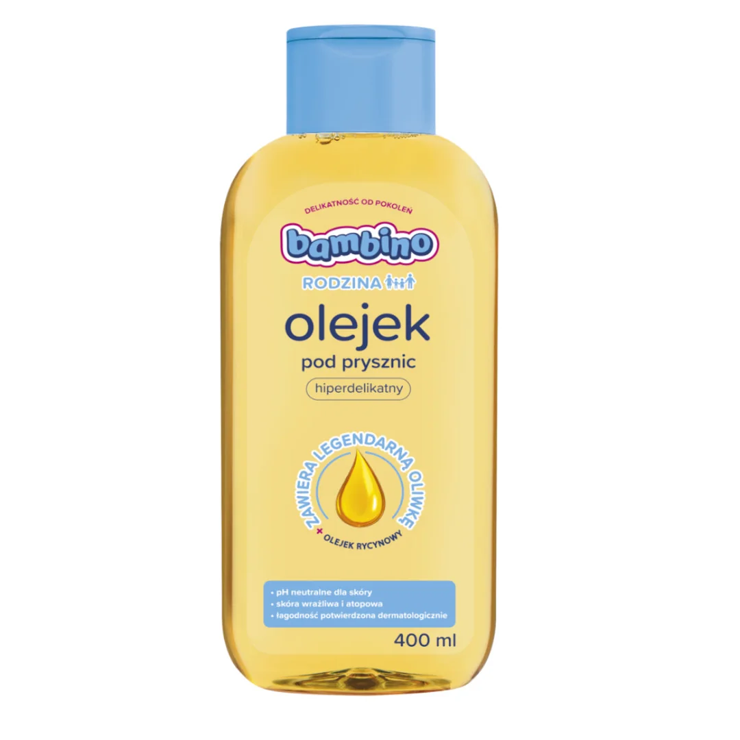 Bambino Rodzina, hiperdelikatny olejek pod prysznic, 400 ml 