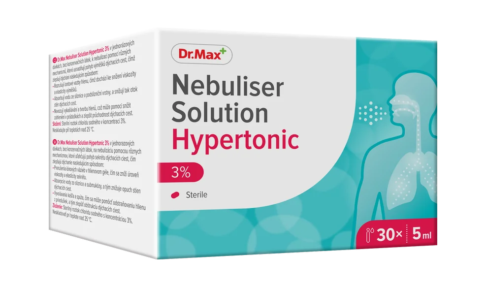 Dr.Max Nebuliser Solution Hypertonic 3% płyn do inhalacji, 30 x 5 ml