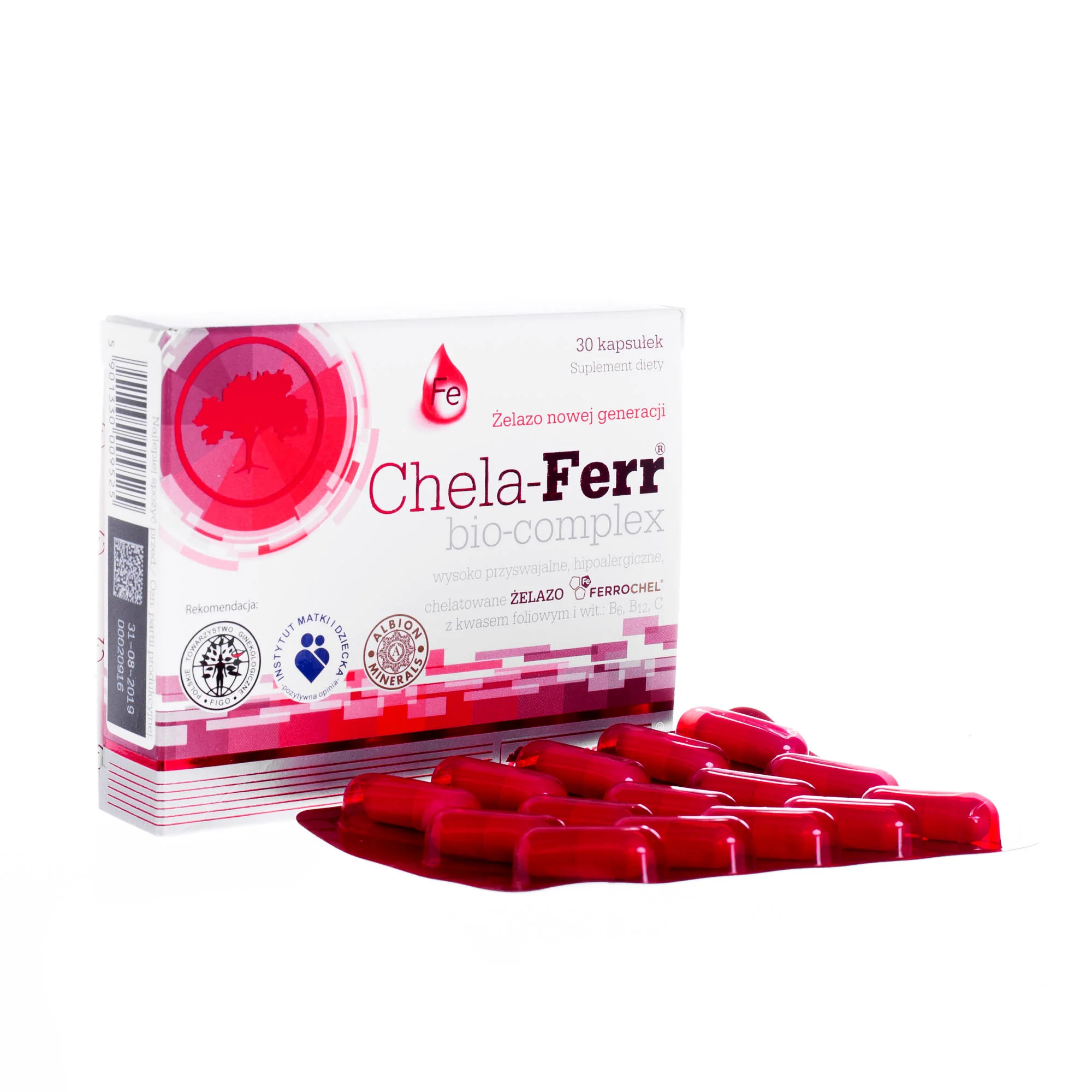 Olimp Chela-Ferr Bio-Complex suplement diety, 30 kapsułek