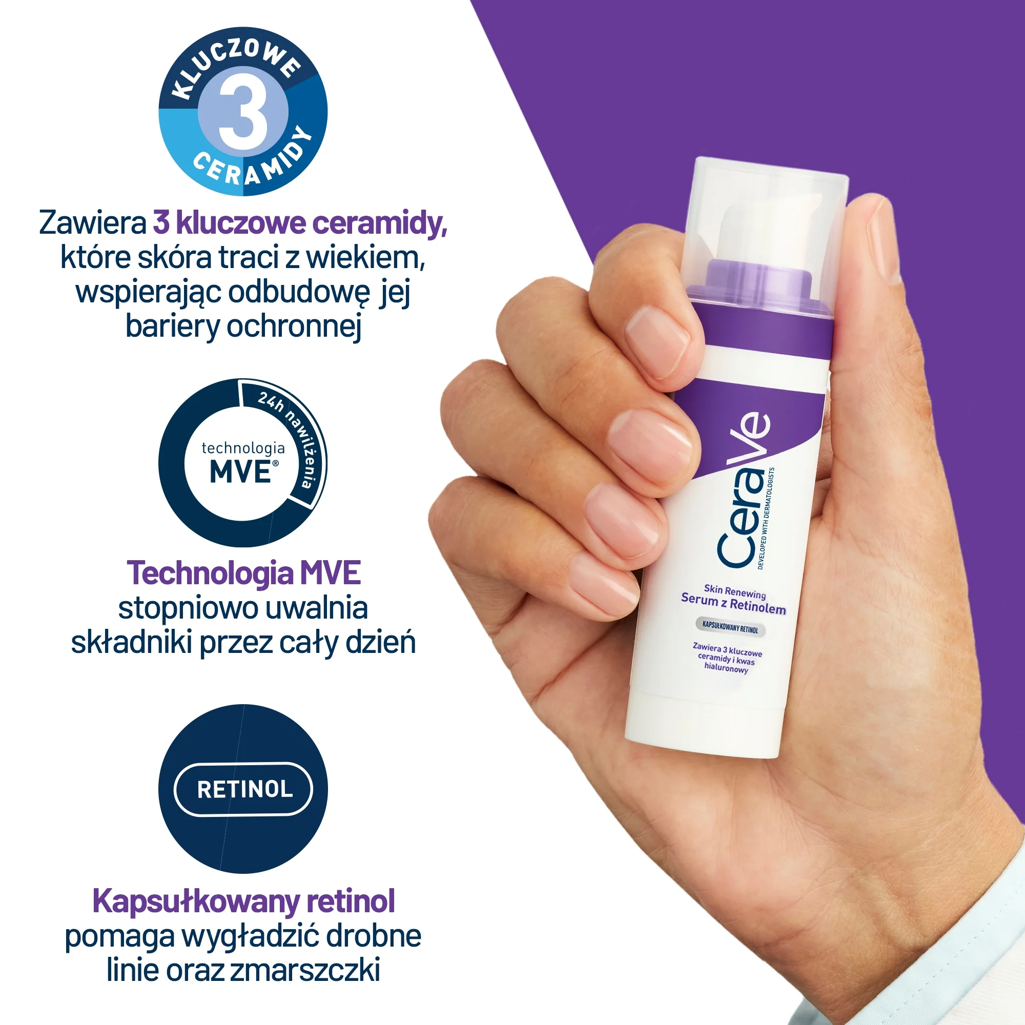 CeraVe Skin Renewing serum z retinolem, 30 ml