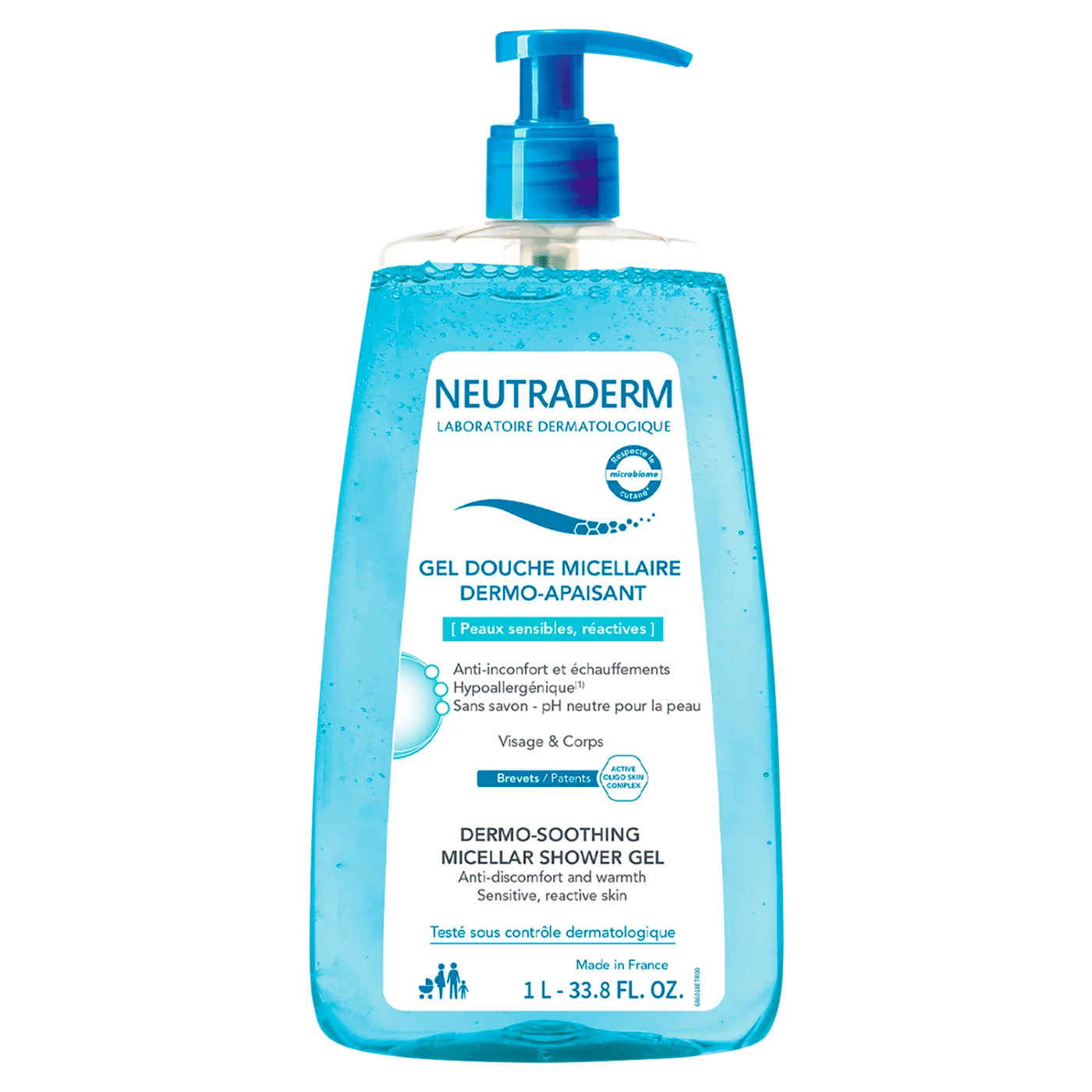 Neutraderm Dermo Łagodzący micelarny żel pod prysznic, 1 l