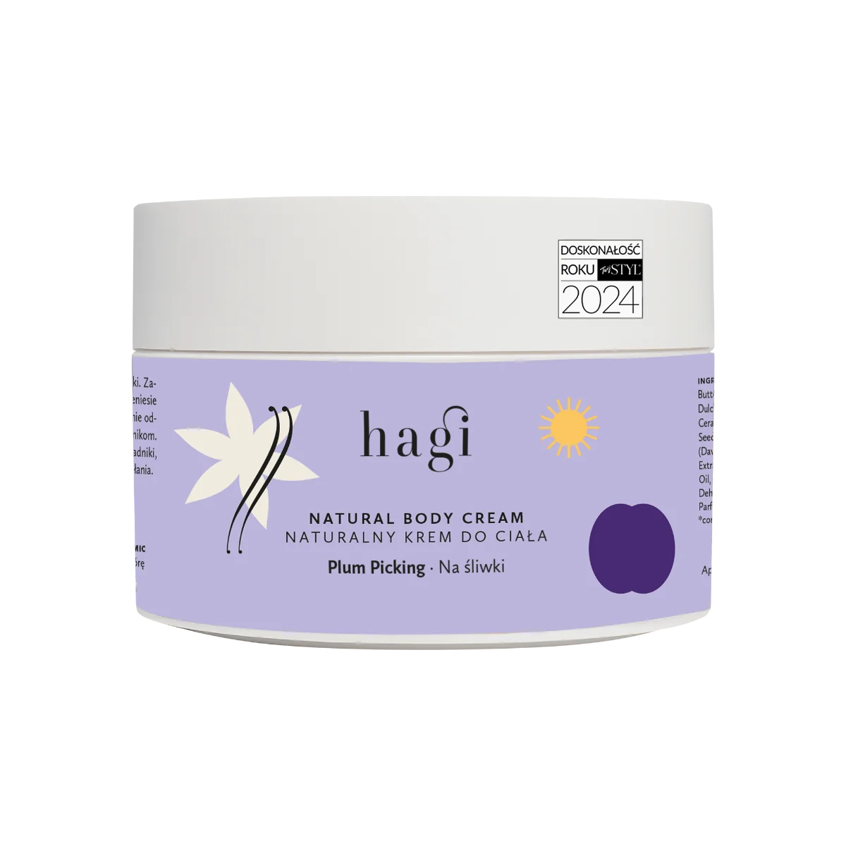 Hagi Na śliwki ujędrniający krem do ciała, 200 ml