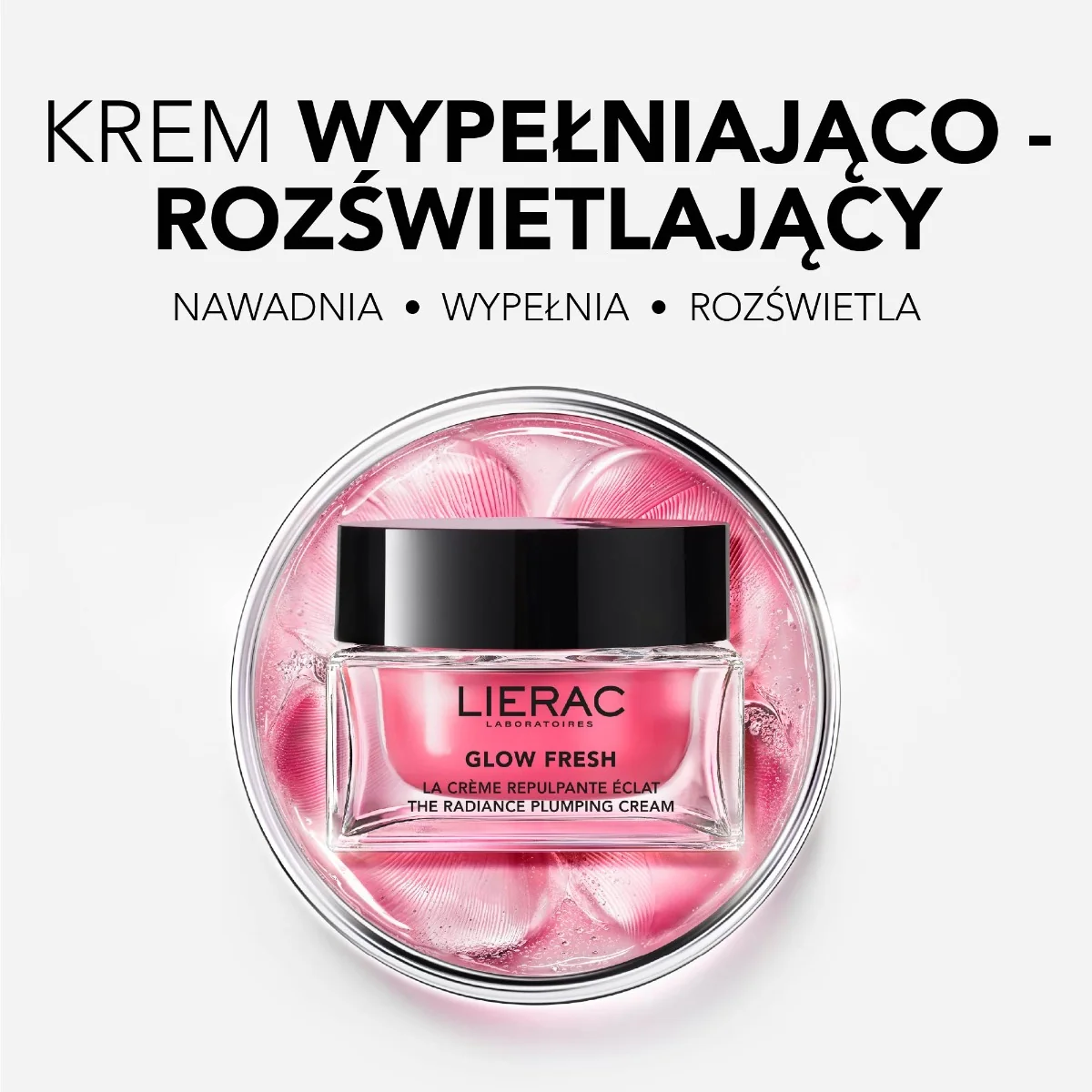 Lierac Glow Fresh krem rozświetlająco-wypełniający, 50 ml