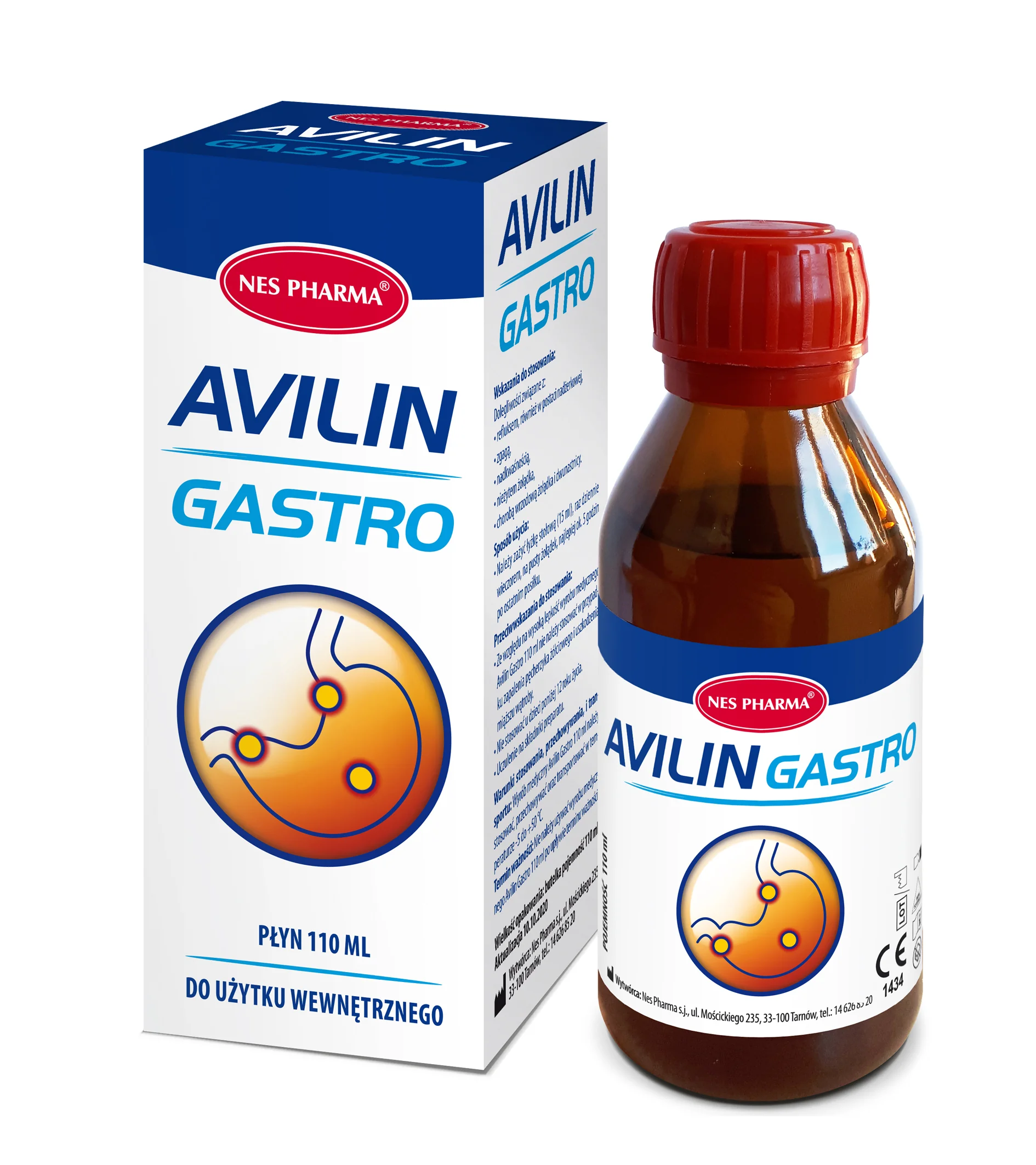 Avilin Gastro płyn, 110 ml