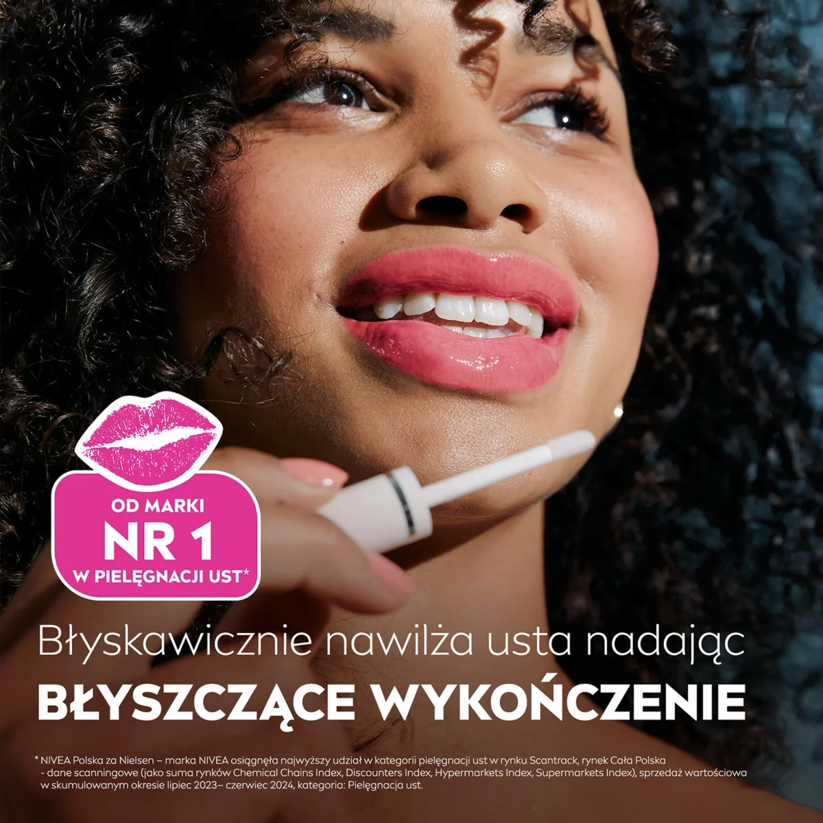 Nivea Caring Lip Oil pielęgnujący olejek do ust Pink Rock, 5,5 ml