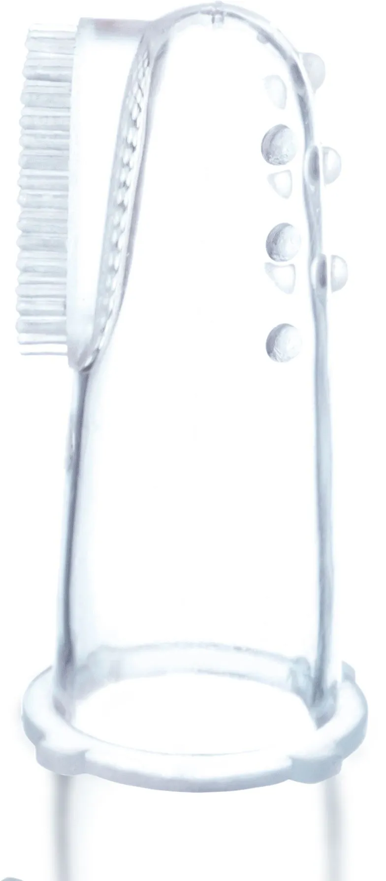 Akuku, silikonowa szczoteczka do zębów i masażu dziąseł, A0393, od urodzenia, 1 sztuka