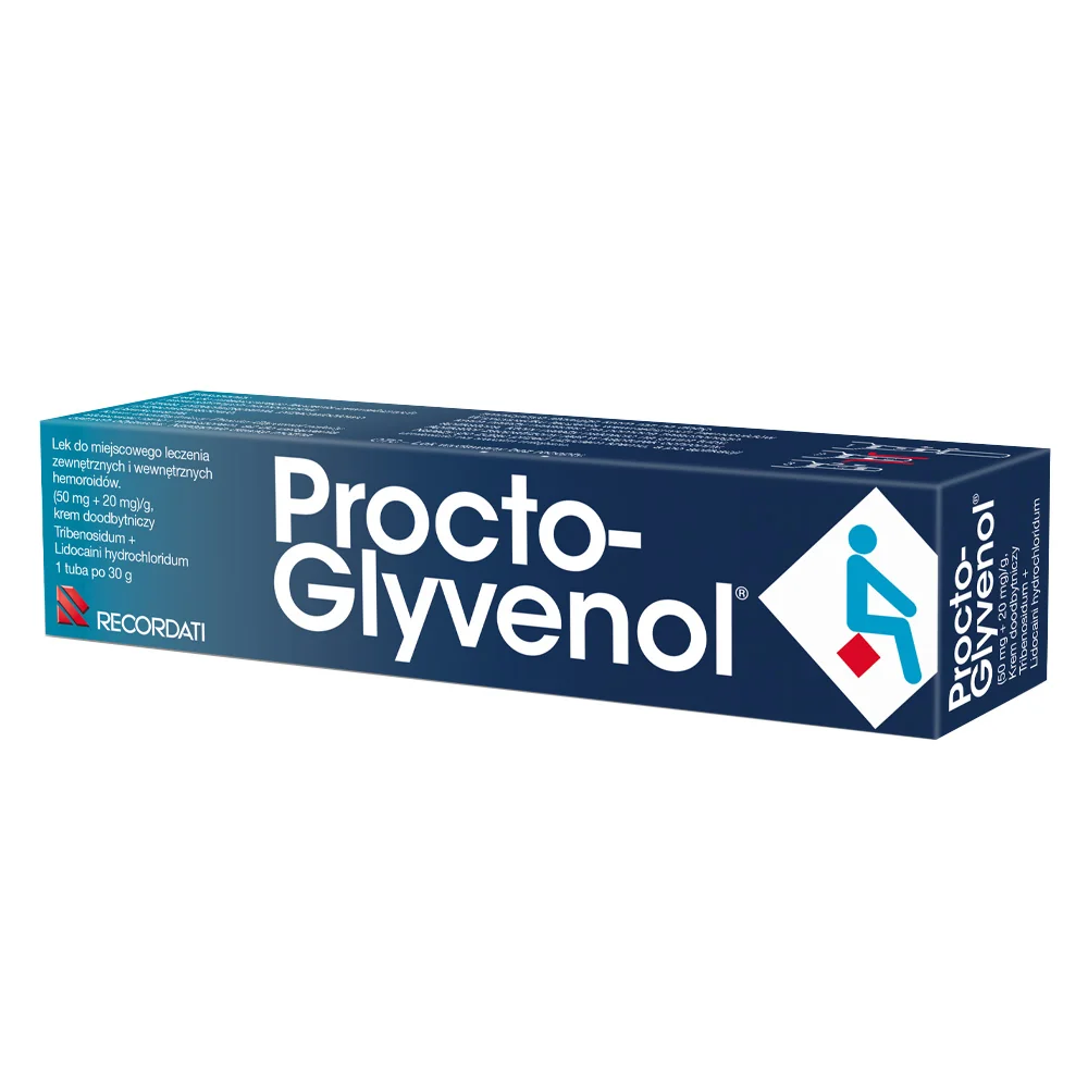 Procto-Glyvenol 50 mg + 20 mg/g, krem doodbytniczy, 30 g