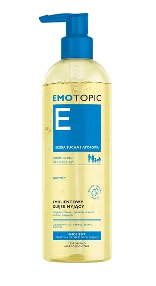 Pharmaceris E Emotopic emolientowy olejek myjący, 400 ml