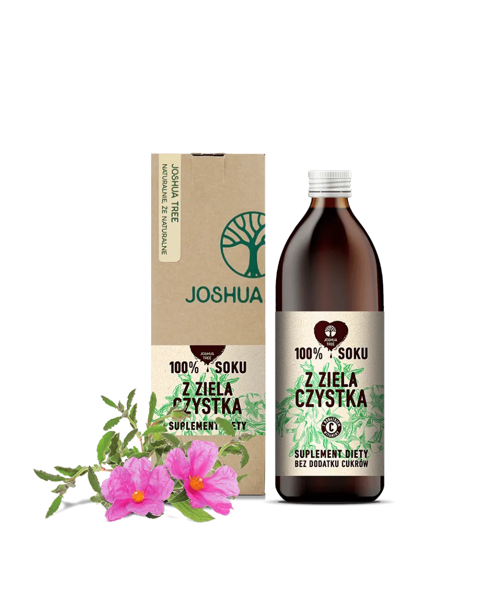 Joshua Tree sok z ziela czystka z dodatkiem witaminy C, suplement diety, 500 ml