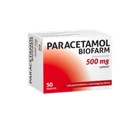 Paracetamol Biofarm, 500 mg, 50 tabletek