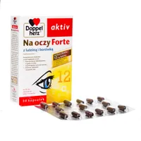 Doppelherz Aktiv Na oczy Forte z luteiną i borówką suplement diety 30 kapsułek