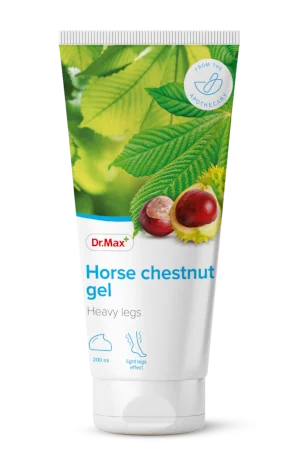 Horse chestnut gel Dr. Max Żel z kasztanowcem, arniką i mentolem na zmęczone nogi Horse chestnut gel Dr. Max Żel z kasztanowcem, arniką i mentolem na zmęczone nogi