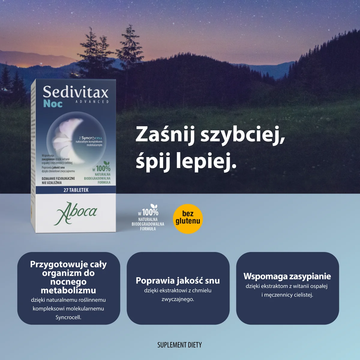 Sedivitax Advanced Noc 27 tabletek