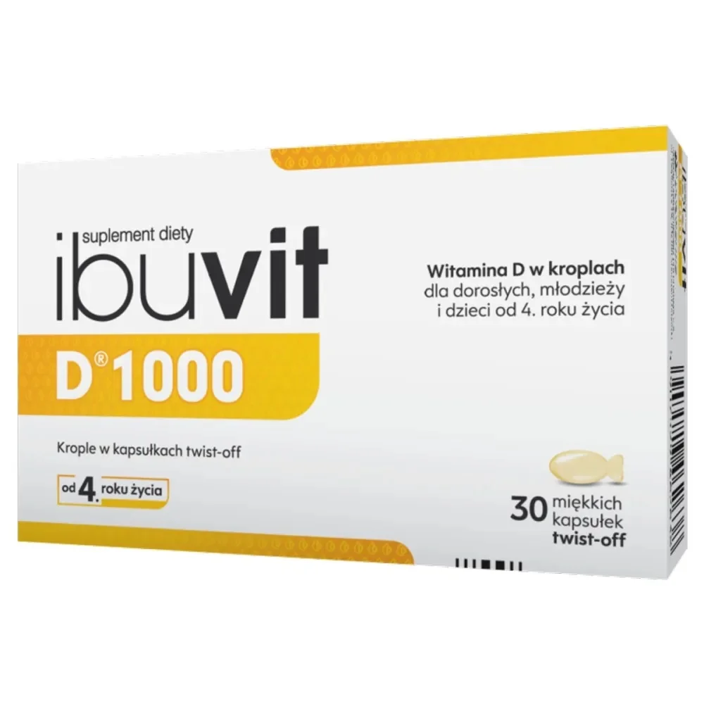 Ibuvit D 1000 30 kapsułek twist-off