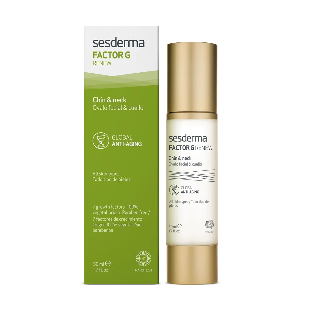 Sesderma Factor G Renew, krem na szyję i owal twarzy, 50 ml krem na owal twarzy i szyję, 50 ml