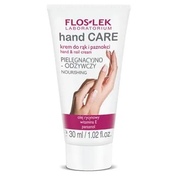 Floslek Hand Care, odżywczo-pielegnacyjny krem do rąk i paznokci, 30 ml 