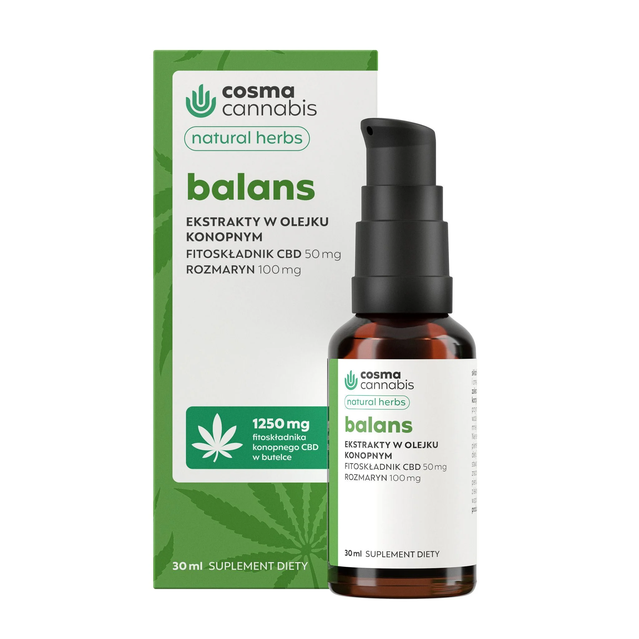 Cosma Cannabis Balans Natural Herbs 30 ml