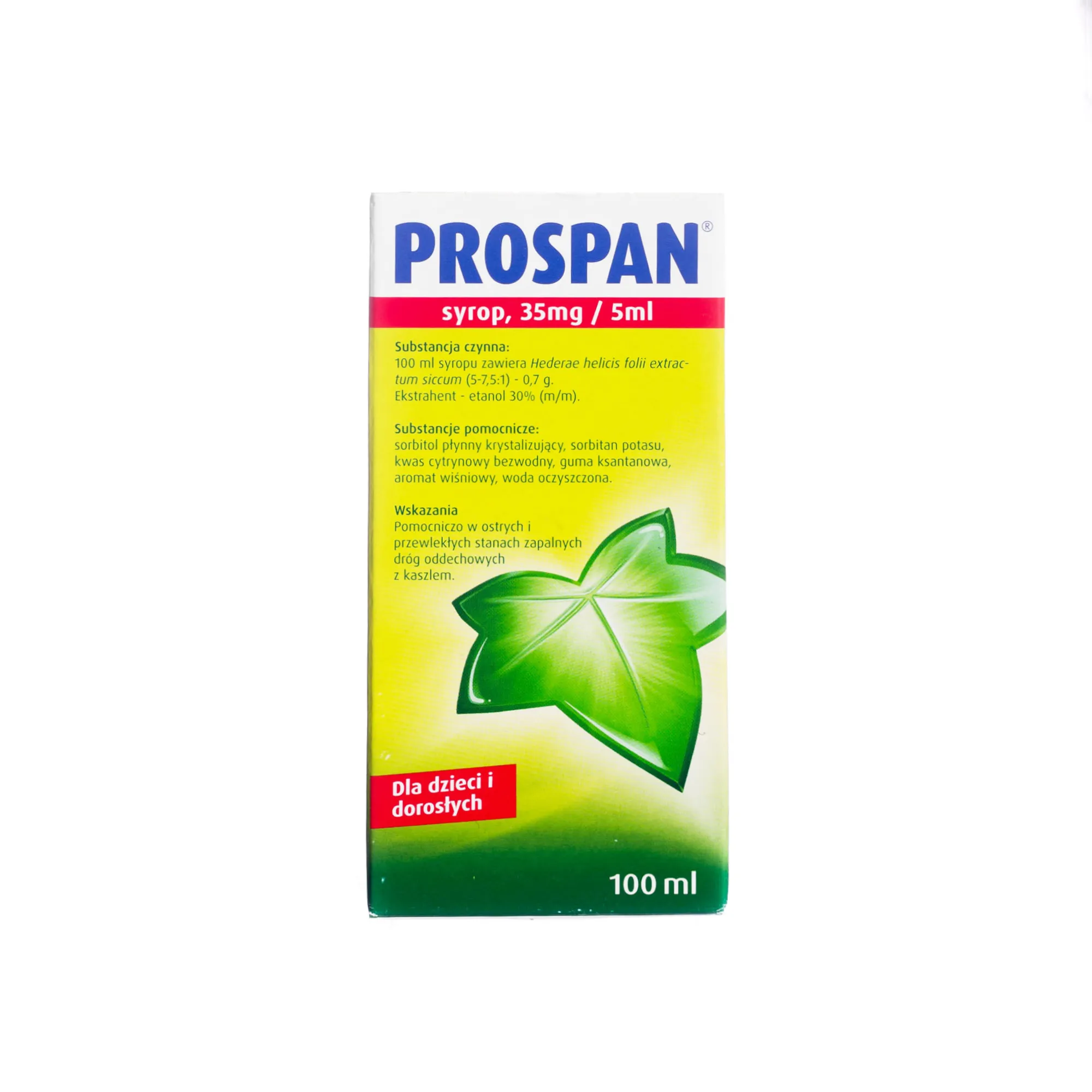 Prospan, 0,035 g/5ml, 100 ml 
