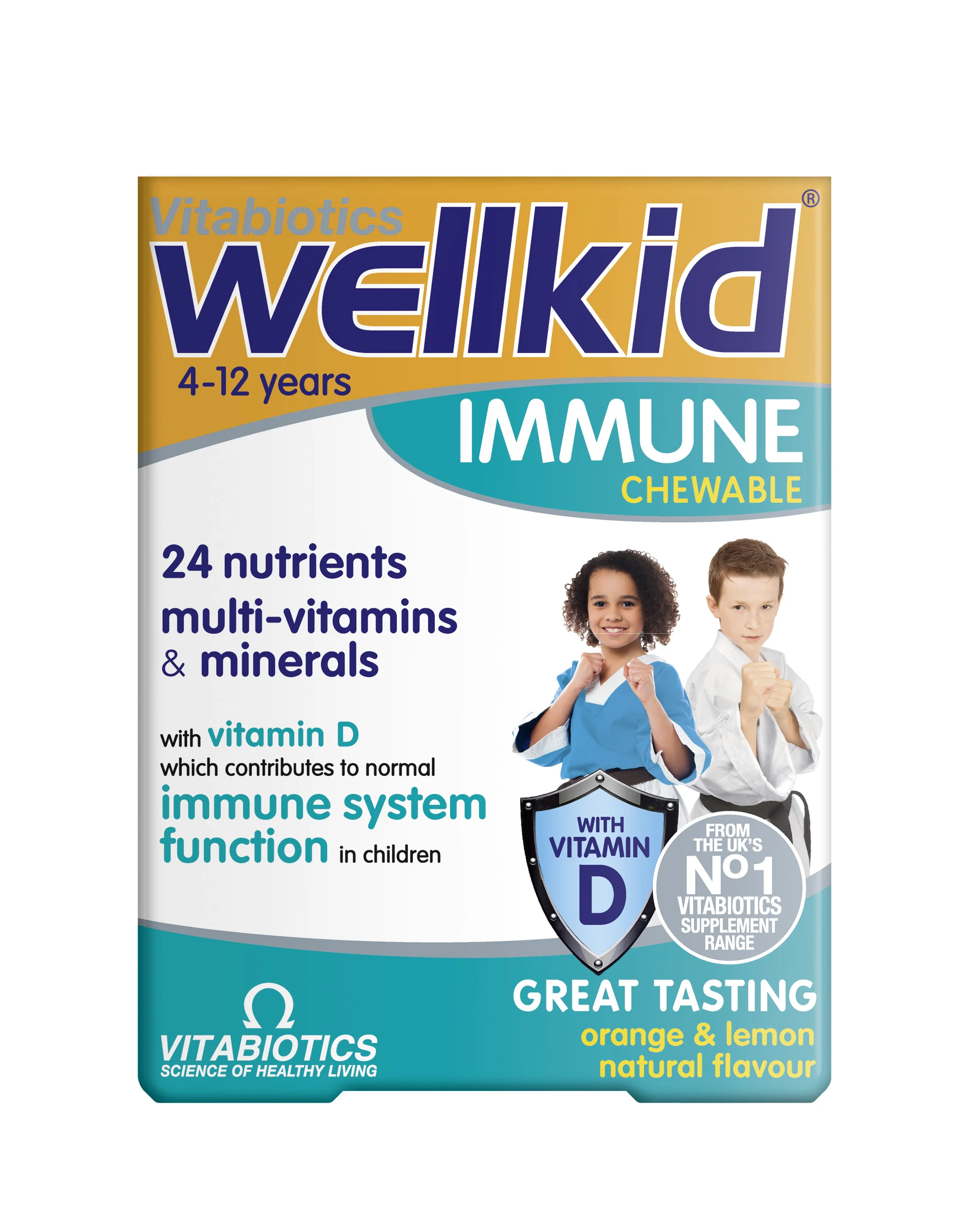 Vitabiotics Wellkid Immune 30 tabletek