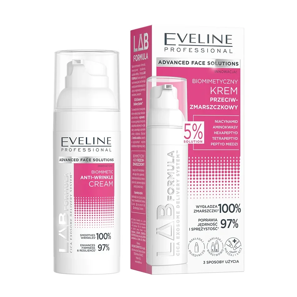 Eveline Lab Formula biomimetyczny krem przeciwzmarszczkowy, 50 ml