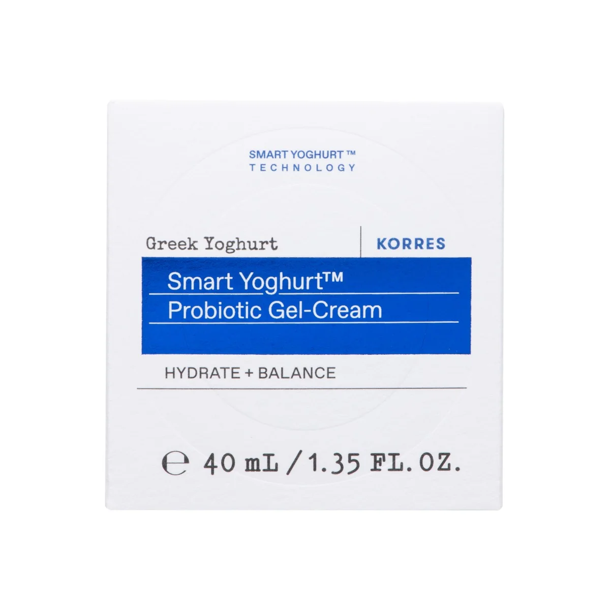 Korres Greek Yoghurt Smart Yoghurt™ probiotyczny żel-krem, 40 ml