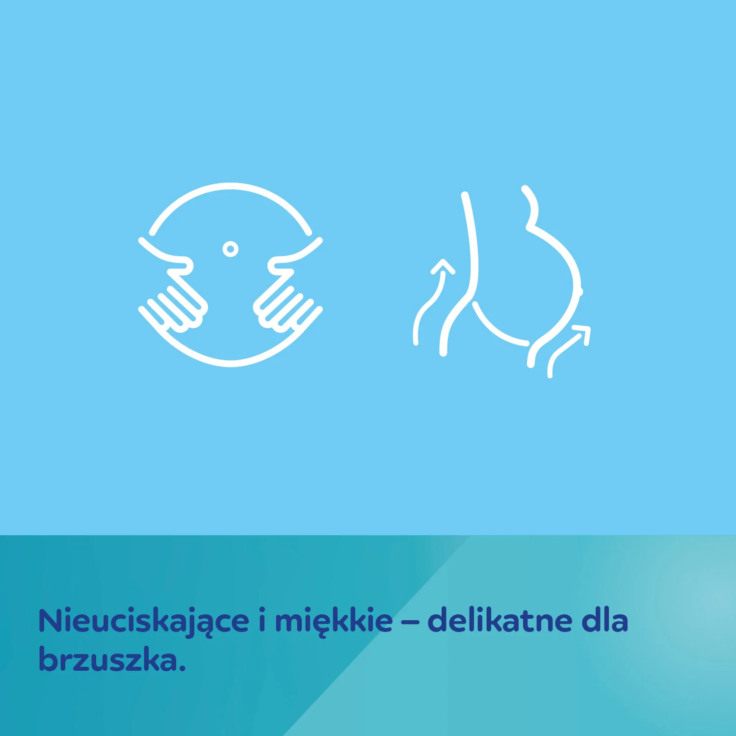 Canpol Babies Mum Fit majtki ciążowe pod brzuch L, 2 sztuki