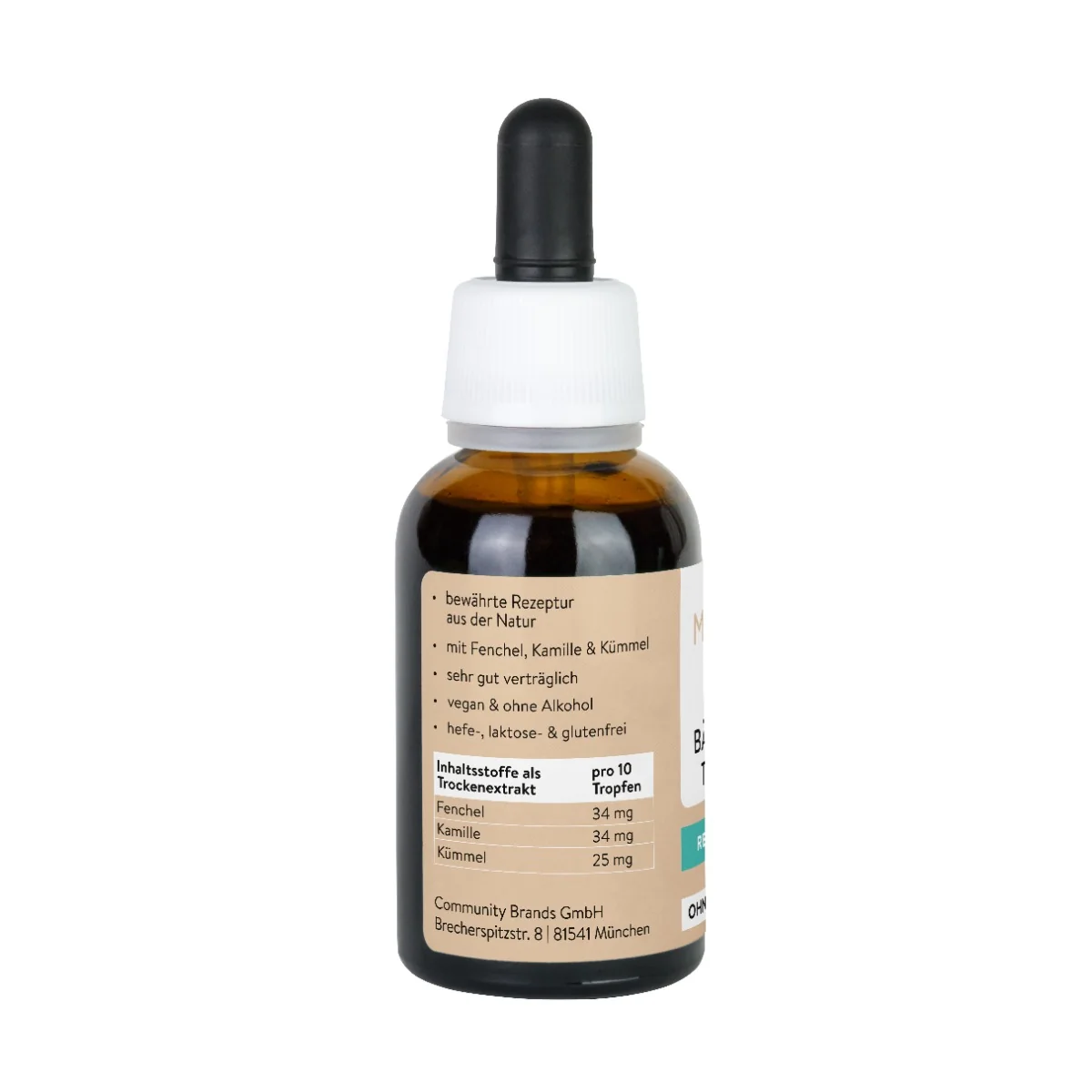 MABYEN Baby ziołowe krople na brzuszek dla niemowląt, 30 ml