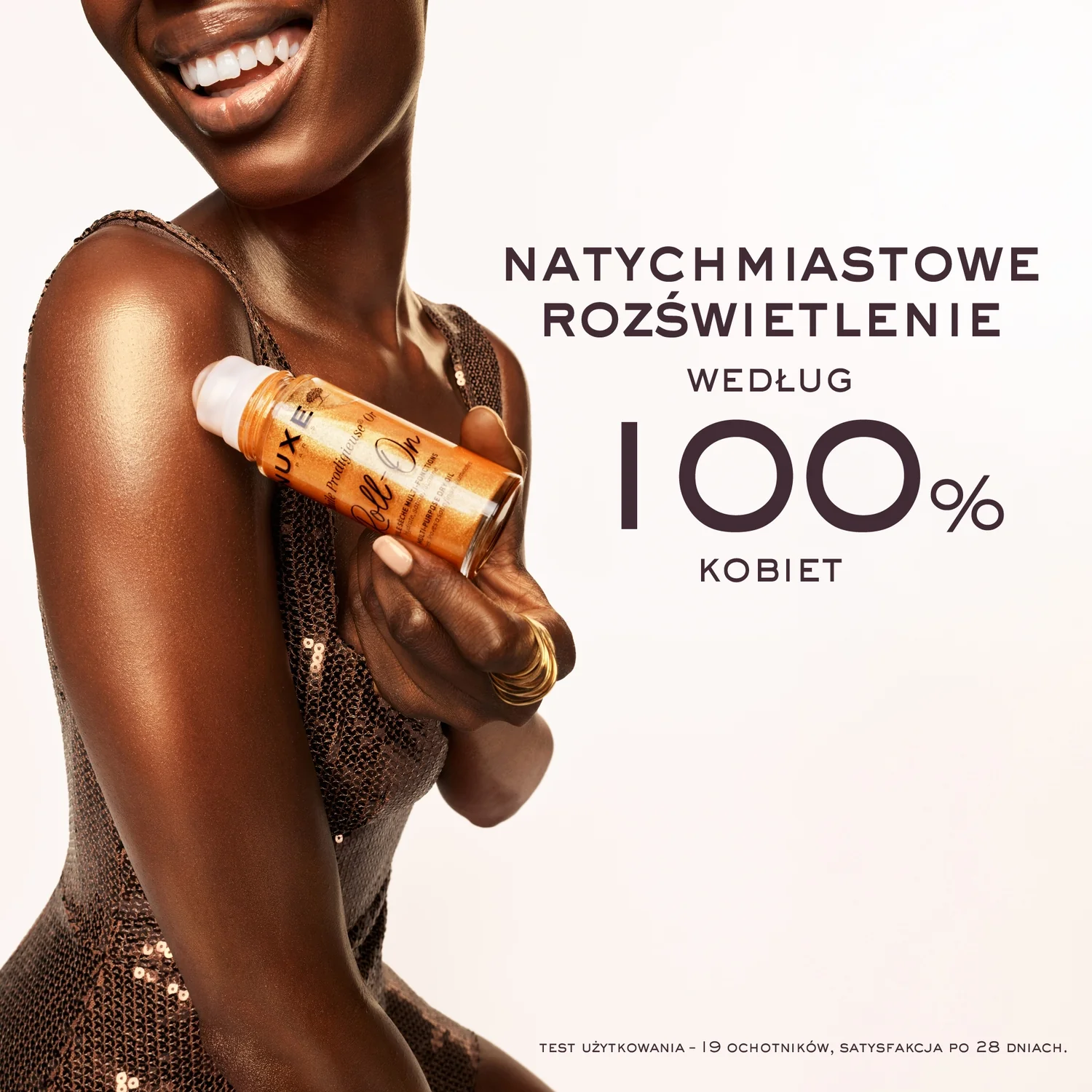 Nuxe Huile Prodigieuse® suchy olejek roll-on ze złotymi drobinkami, 60 ml