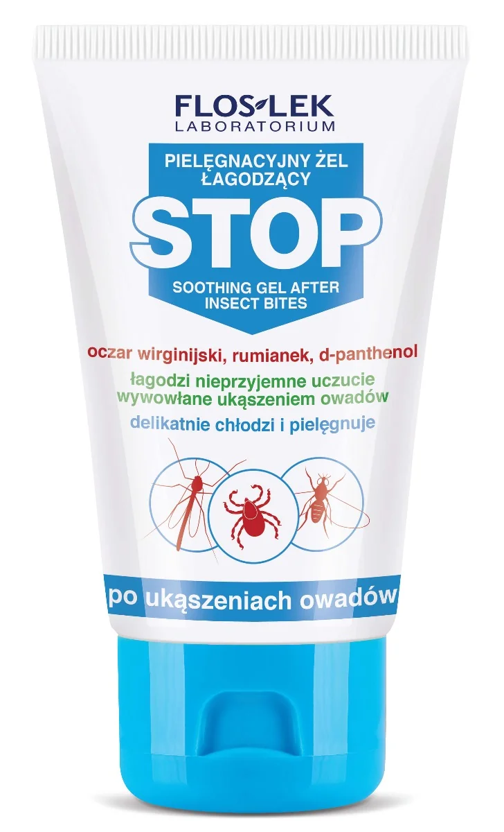 Floslek Stop pielęgnacyjny żel łagodzący po ukąszeniach owadów, 50 ml