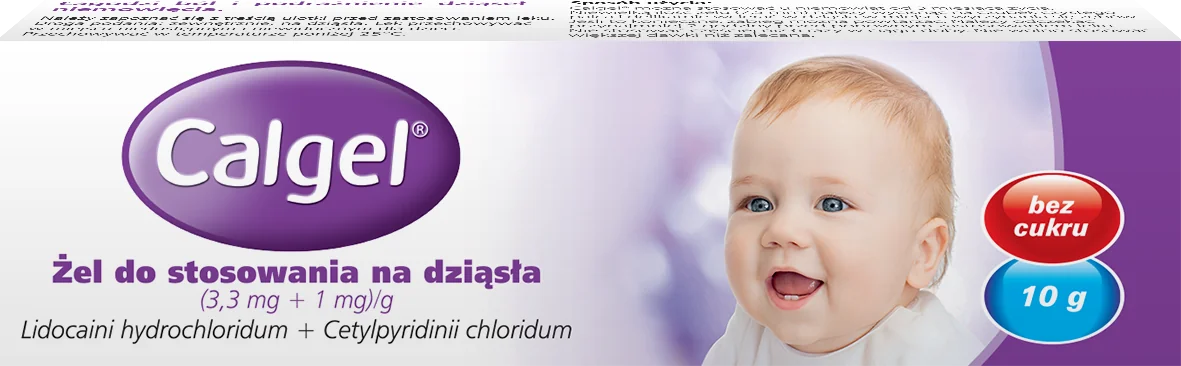 Calgel (3,3 mg + 1 mg)/g, żel do stosowania na dziąsła, 10g