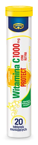 Krüger witamina C 1000 mg Protect tabletki musujące, 80 g