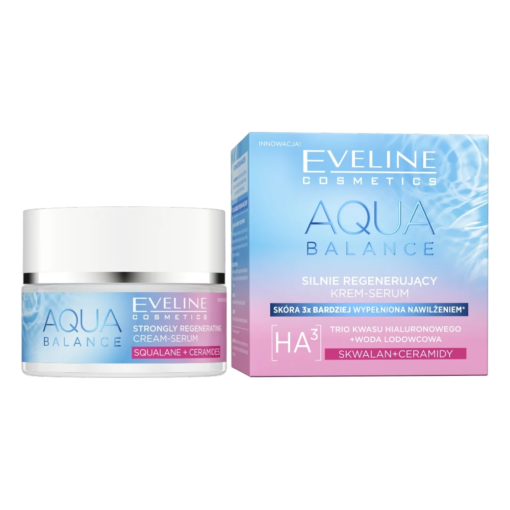 Eveline Aqua Balance silnie regenerujący krem-serum, 50 ml
