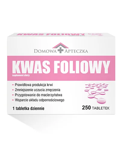 Domowa Apteczka Kwas Foliowy 250 tabletek