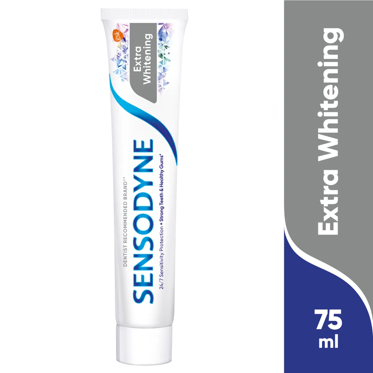 Sensodyne Extra Whitening, pasta do zębów z fluorkiem, 75 ml 