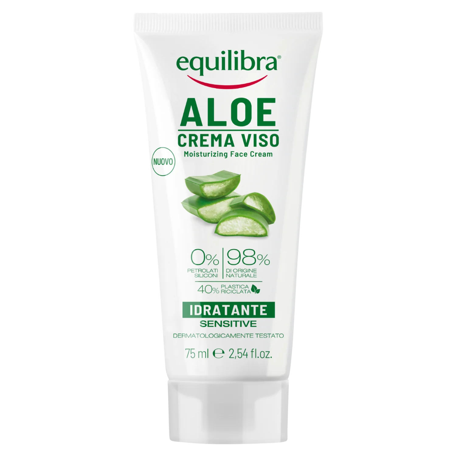 Equilibra Aloesowy krem do twarzy, 75 ml
