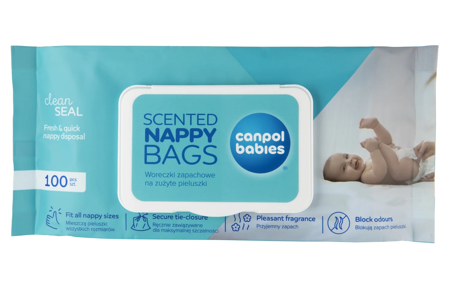 Canpol Babies woreczki zapachowe na zużyte pieluszki, 100 sztuk