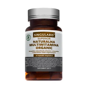Singularis Superior Naturalna Multiwitamina Organic, suplement diety, 30 kapsułek 