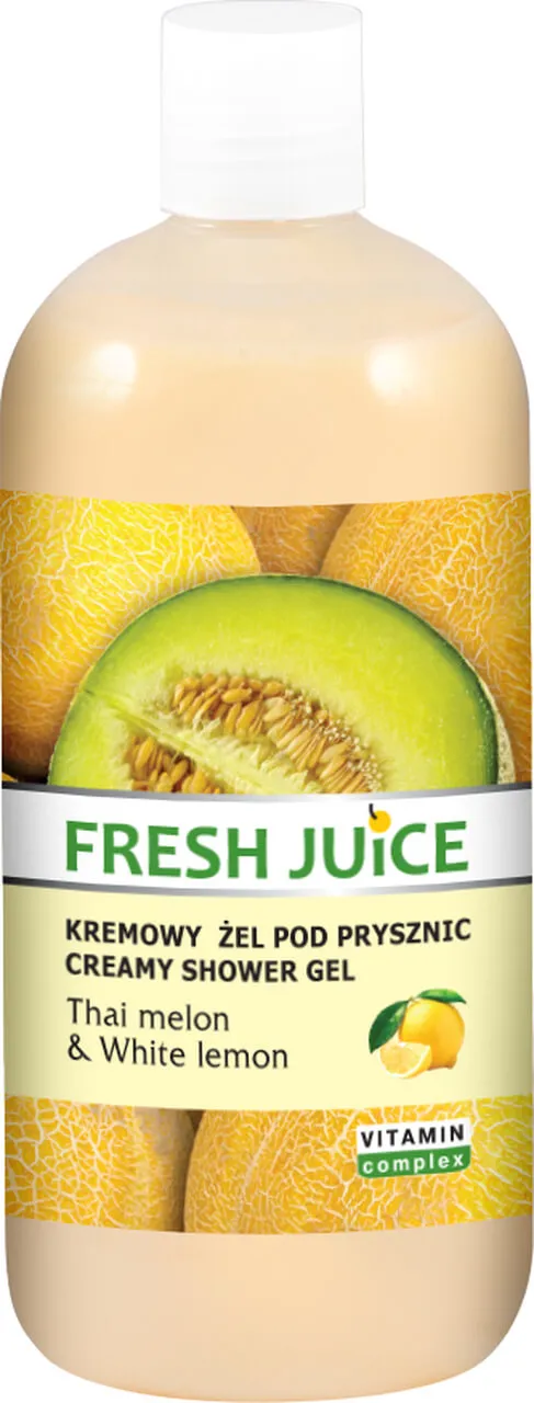 Fresh Juice, żel pod prysznic, thai melon white lemon, 500 ml