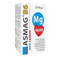 Asmag B6 Max Cardio, suplement diety, 30 tabletek