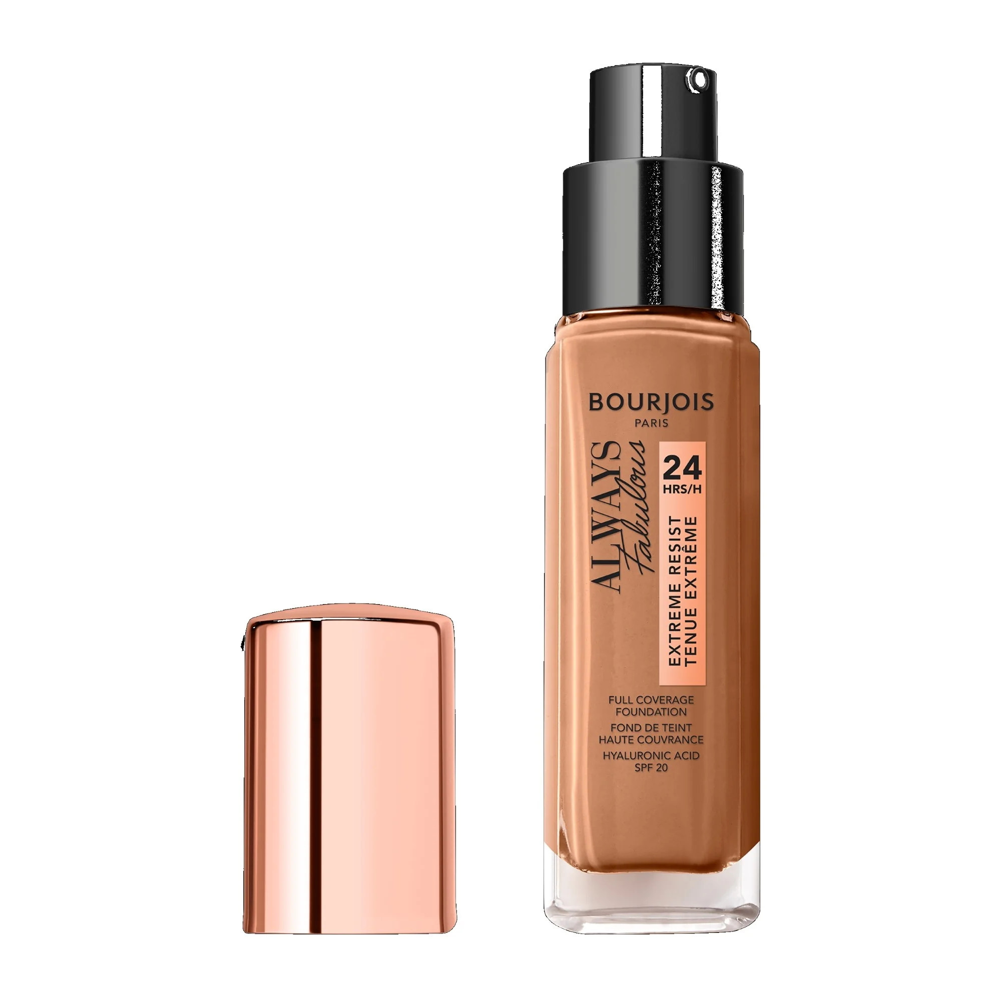 Bourjois Always Fabulous podkład do twarzy, kryjący, SPF 20, nr 400 Rose Beige, 30 ml